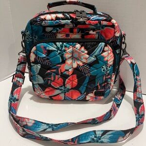 Lug Ranger Red and Blue Crossbody Bag with Adjustable Strap